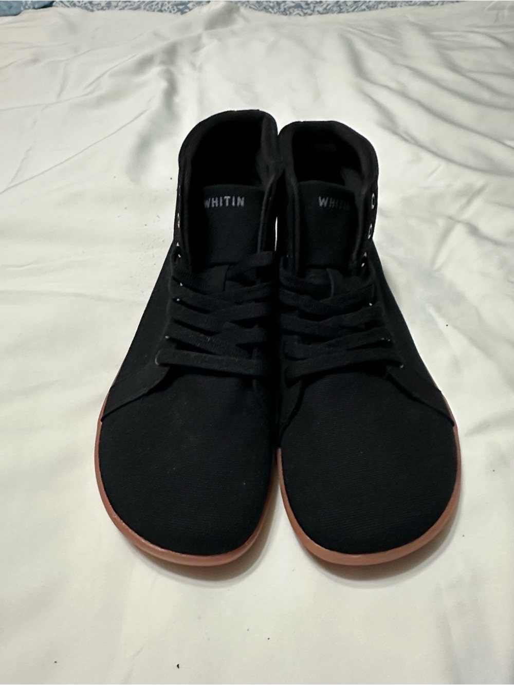 WHITIN W823 Black barefoot shoes size EU 41 (Men 8 Wide Toe Box